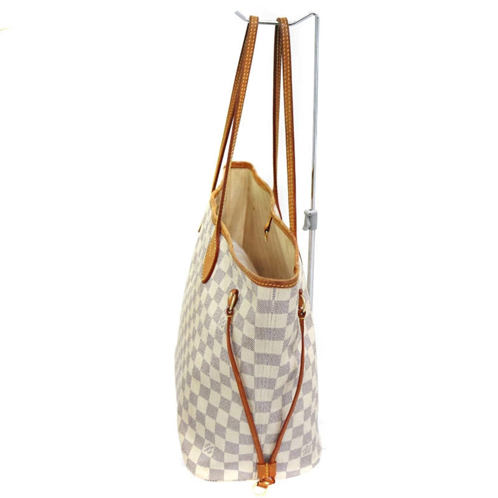 Louis Vuitton Neverfull Damier Azur White - Picture 3 of 6